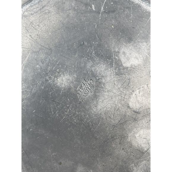 Mid Century Hammered Aluminum Hinged Basket - Made in Italy - Picture 4 of 5